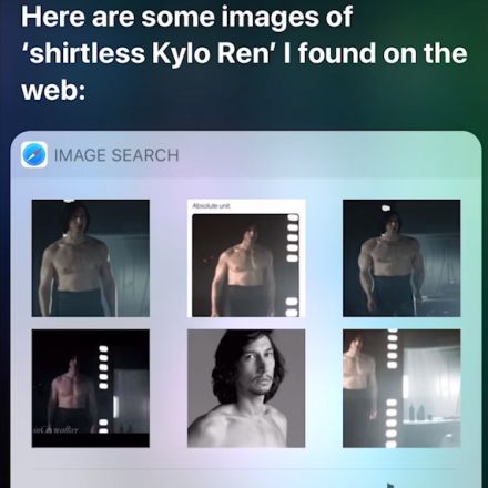 Siri probeert te reserveren