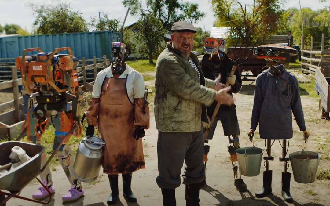 Russische cyberpunk boerderij