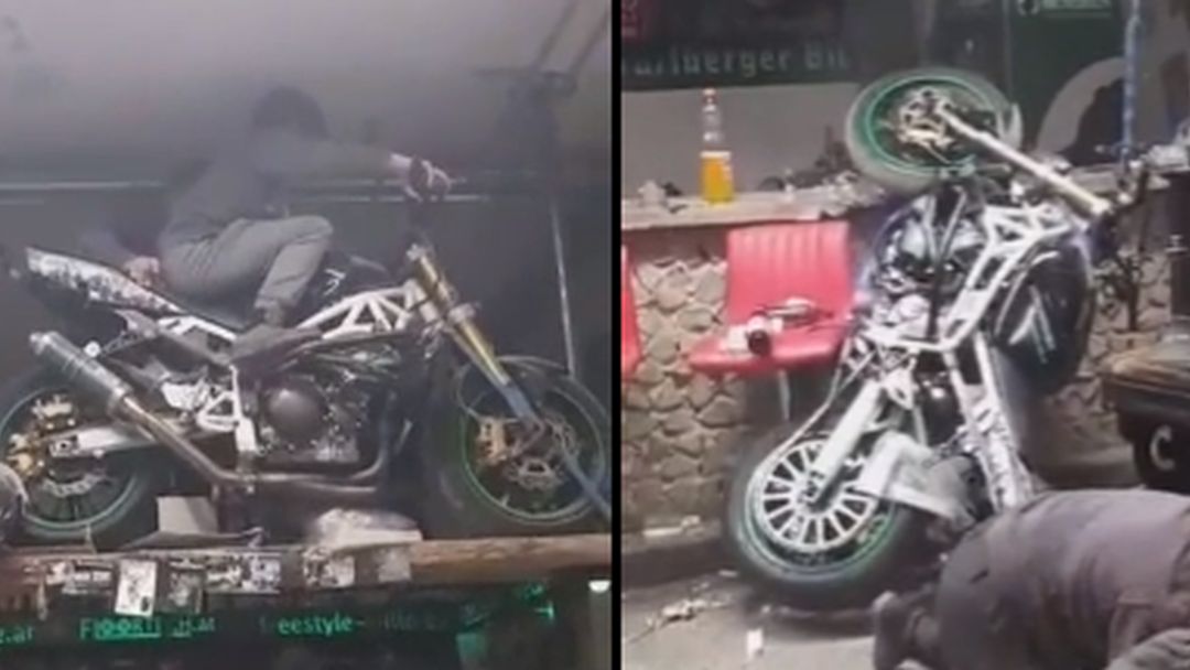 Deze motor is niet bedoeld om op te rijden